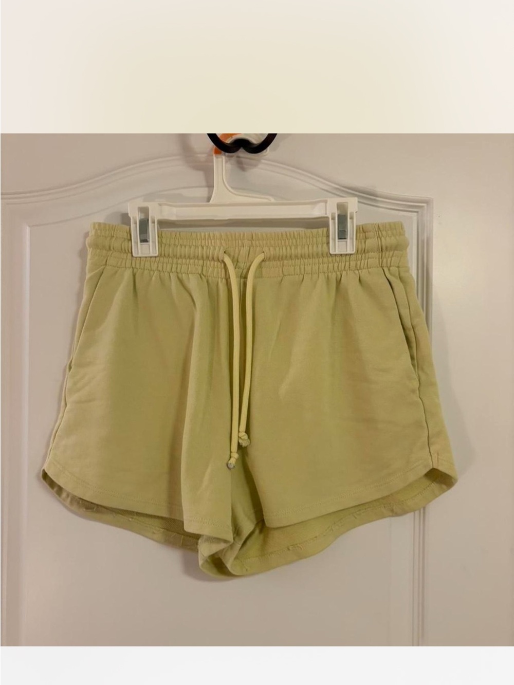 H&M Yellow Sweat Shorts